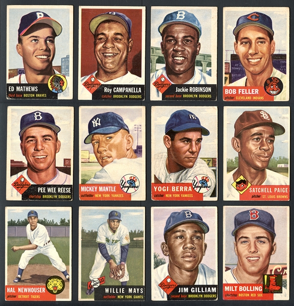 1953 Topps Baseball Complete Set
