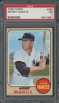 1968 Topps #280 Mickey Mantle PSA 7 NM