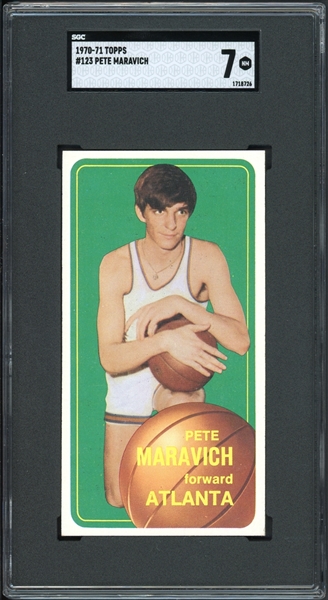 1970-71 Topps #123 Pete Maravich SGC 7 NM