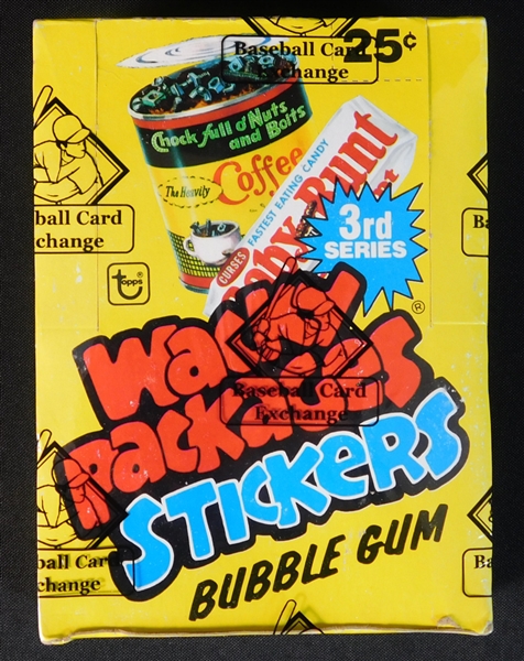 1980 Topps Wacky Packages Series 3 Unopened Wax Box BBCE