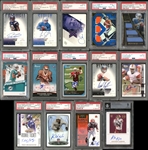 2000-20 Group Of 14 Autograph And Jersey Cards All PSA Graded