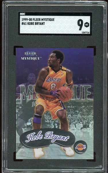 1999-00 Fleer Mystique #61 Kobe Bryant SGC 9 MINT