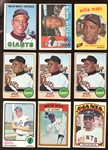 1959-1973 Topps Willie Mays Group of (9)