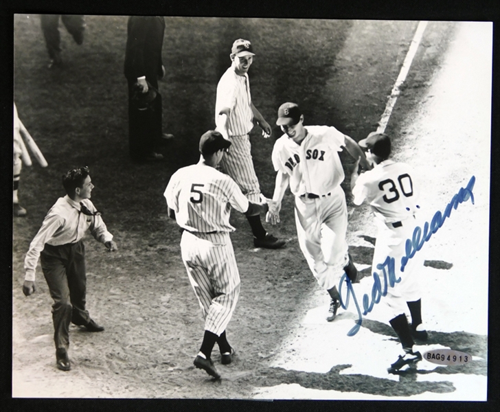 Ted Williams Signed 8x10 Photograph UDA