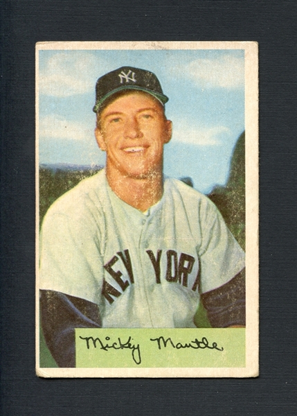 1954 Bowman #65 Mickey Mantle