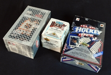 1990-93 NHL Upper Deck Unopened Box Lot of (3)