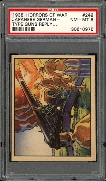 1938 Horrors Of War #249 Japanese German-Type Guns Reply To Soviets PSA 8 NM-MT