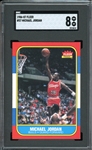 1986-87 Fleer #57 Michael Jordan SGC 8 NM-MT