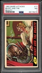 1962 Mars Attacks #17 Beast And The Beauty PSA 7 NM