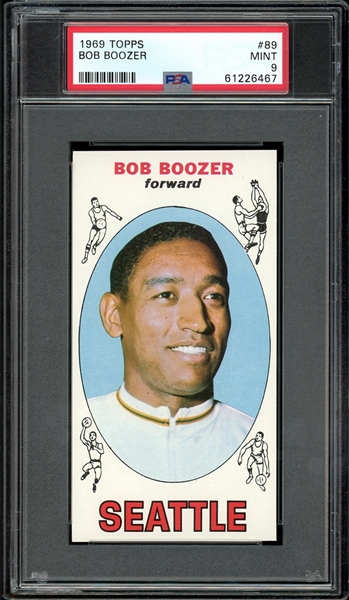 1969 Topps #89 Bob Boozer PSA 9 MINT