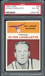1961 Fleer #29 Clyde Lovellette PSA 6 EX-MT