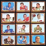 1966 Topps Football Near Complete Set (128/132) With HOFers And Stars With 426 Total Cards