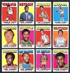 1971 Topps Basketball Near Complete Set (223/233) With 1200 Total Cards
