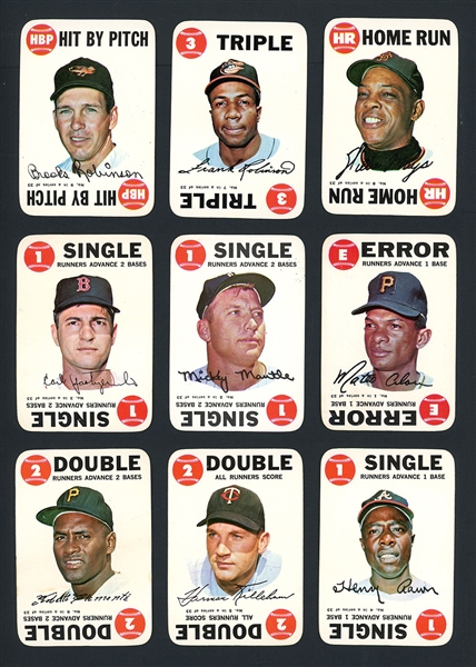 1968 Topps Baseball Game Two (2) Complete Sets With Extras