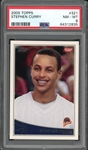 2009 Topps #321 Stephen Curry PSA 8 NM-MT