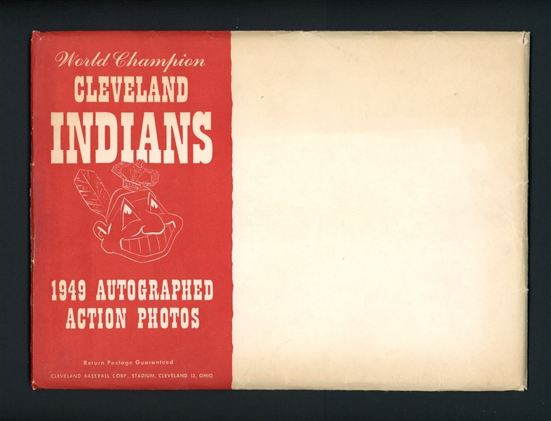1949 Cleveland Indians Picture Pack With Satchel Paige