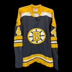 Exceptional Photomatched 1970-1971 Bobby Orr Boston Bruins Game Used Road Jersey Resolution Photomatch