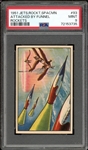 1951 Jets, Rockets, Spacemen #93 Attacked By Funnel Rockets PSA 9 MINT