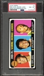1970 Topps #2 NBA Average Scoring Leaders (West/Alcindor/Hayes) PSA 8 NM-MT