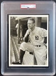 Outstanding 1939 Acme Newspictures Lou Gehrig Type I Original News Service Photo PSA LOA