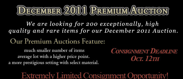 MHCC's December 2011 Premium Auction