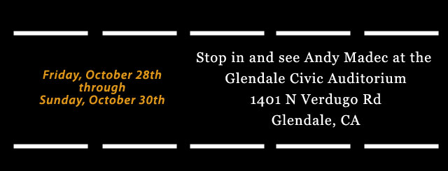 Meet us in Glendale! October 28th - 30th