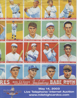 baseball card auctions