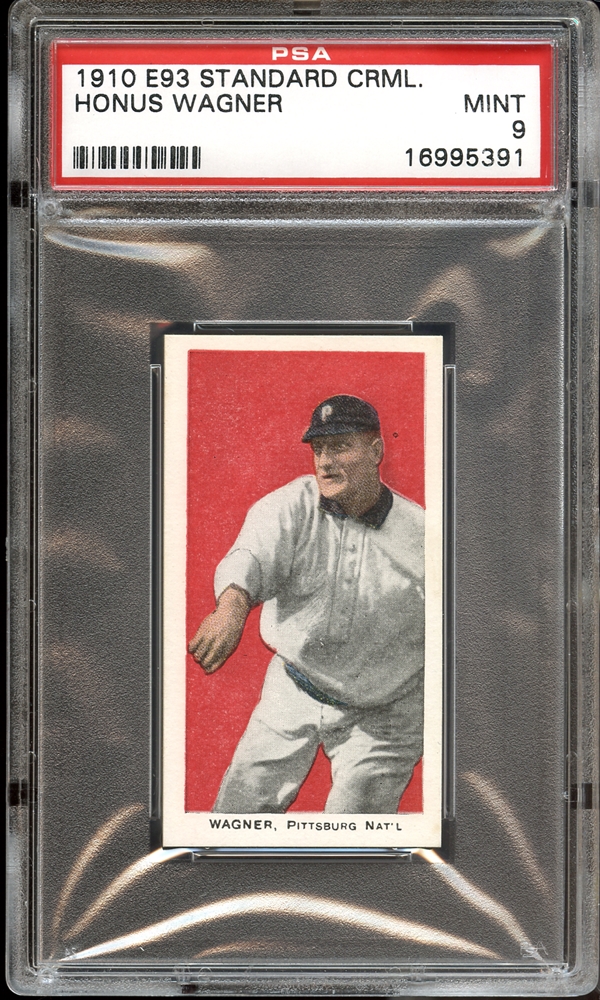 wagner, e93, vintage sports card