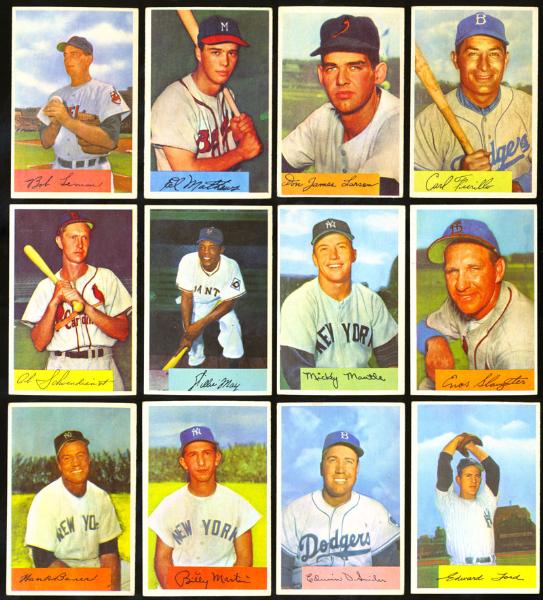 1954 Bowman Baseball Complete Set