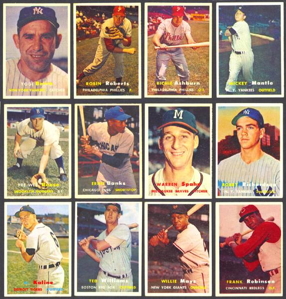 1957 Topps Baseball Complete Set