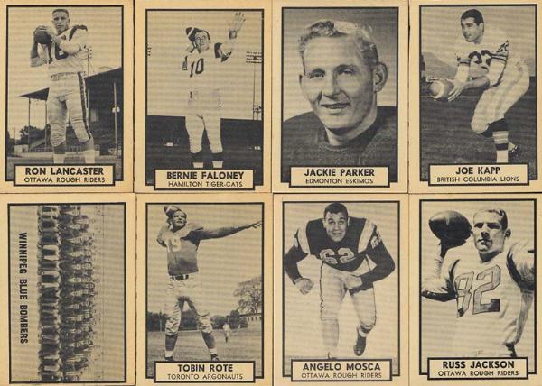 1962 Topps CFL Football Complete Set