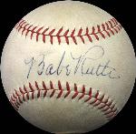 Spectacular Single-Signed Babe Ruth OAL Ball PSA/DNA