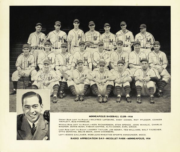 Minneapolis Millers Team Photo 1929
