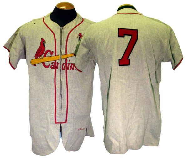 1954 Solly Hemus St. Louis Cardinals Game-Used Road Jersey