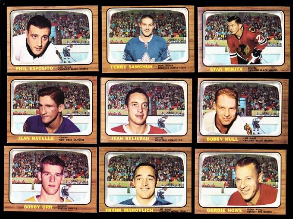 1966-67 Topps Hockey Complete Set
