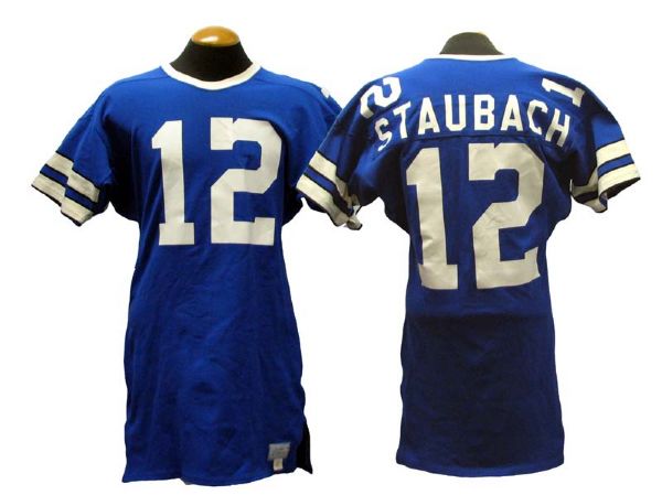 Mid-1970s Roger Staubach Dallas Cowboys Game-Used Cold Weather Jersey