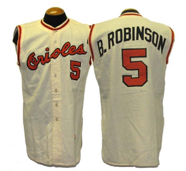 1968 Brooks Robinson Baltimore Orioles Game-Used Jersey