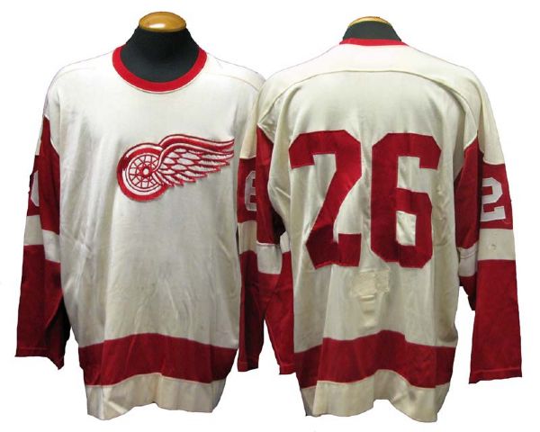 1970s Al Cameron Detroit Red Wings Game-Used Home Jersey