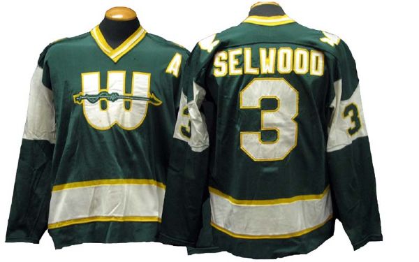 1976-77 Brad Selwood Game-Used New England Whalers (WHA) Jersey
