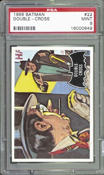 1966 Batman #22 Double-Cross PSA 9 MINT