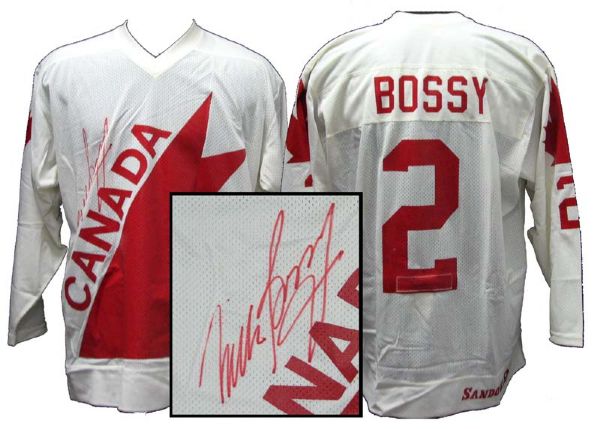 1981 Mike Bossy Canada Cup Game-Used Signed Jersey
