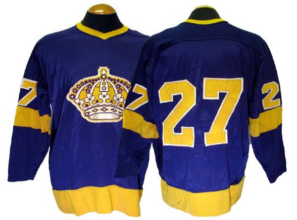 1974-75 Dan Maloney Los Angeles Kings Game-Used Alternate Jersey