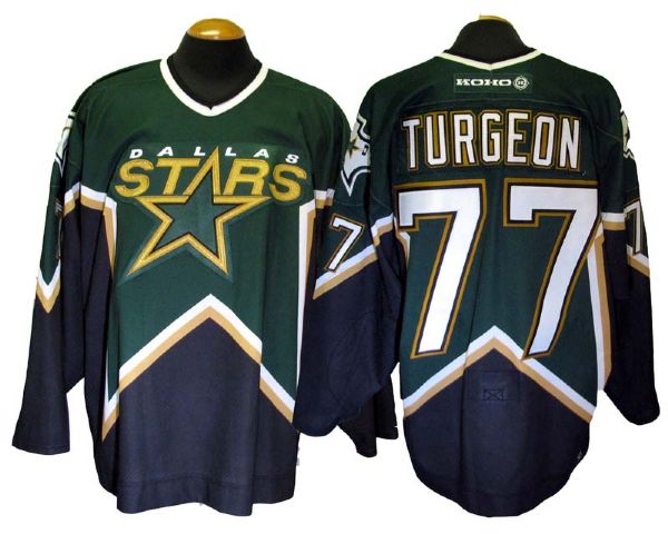 2003-04 Pierre Turgeon Dallas Stars Game-Used Jersey