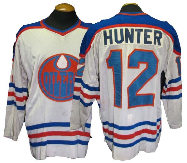 1978-79 Dave Hunter Edmonton Oilers Game-Used Jersey