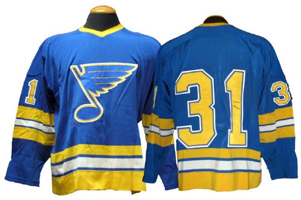 1970s Ernie Wakely St. Louis Blues Game-Used Road Jersey
