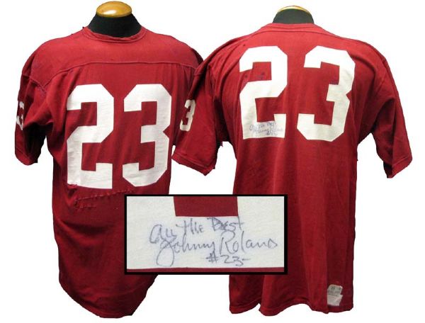 1960s Johnny Roland St. Louis Cardinals Game-Used Signed Jersey