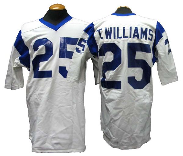 1971 Travis Williams Los Angeles Rams Game-Used Road Jersey