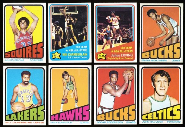 1972-73 Topps Basketball Complete Set
