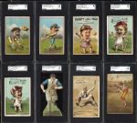 1800s Baseball Related Trade Cards Group of 19 All SGC Graded