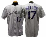 2008 Todd Helton Colorado Rockies Game-Used Jersey